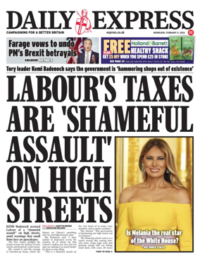 Cover of Daily Express