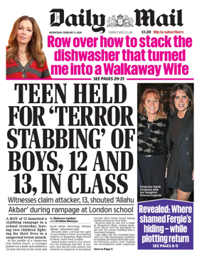 Cover of Daily Mail
