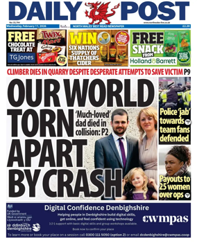 Cover of Daily Post (North Wales)