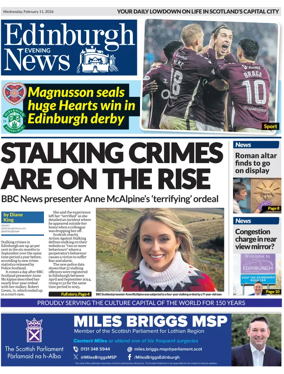 Cover of Edinburgh Evening News