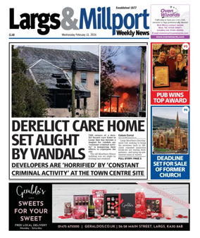 Cover of Largs & Millport Weekly News