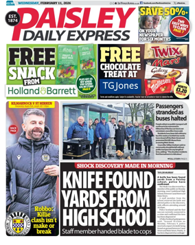 Cover of Paisley Daily Express
