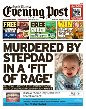 Cover of South Wales Evening Post