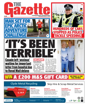 Cover of The Gazette (Scotland)