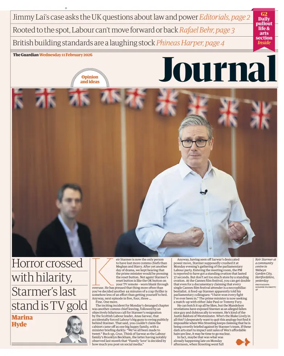 Cover of The Guardian e-paper Journal