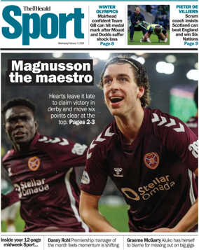 Cover of Herald Sport