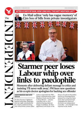 Cover of The Independent