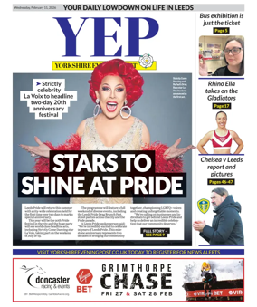 Cover of Yorkshire Evening Post