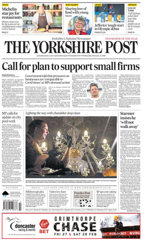 Cover of Yorkshire Post