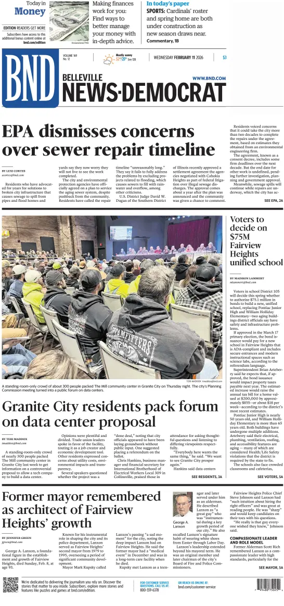 Cover of Belleville News-Democrat