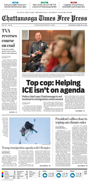 Cover of Chattanooga Times Free Press