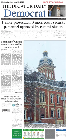 Cover of The Decatur Daily Democrat