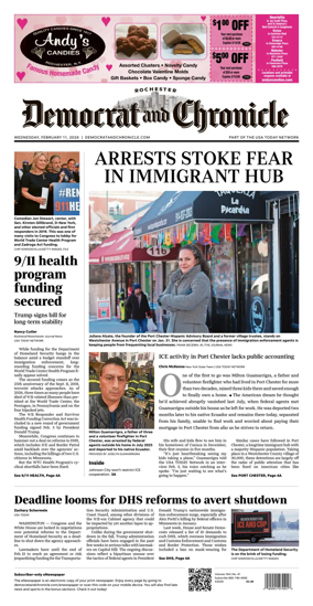 Cover of Democrat and Chronicle