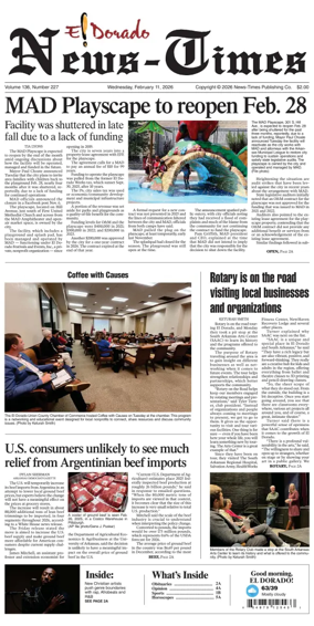 Cover of El Dorado News-Times (VCID - Camden News)