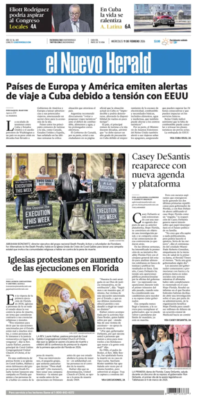 Cover of El Nuevo Herald