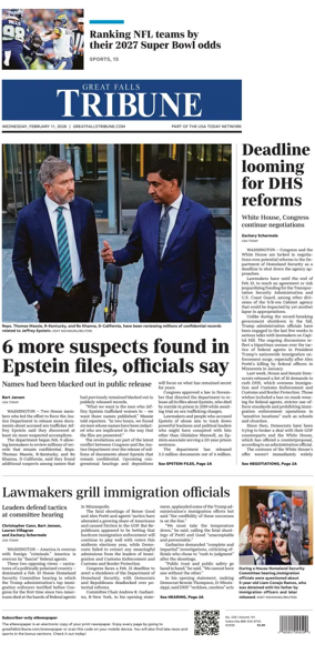 Cover of Great Falls Tribune