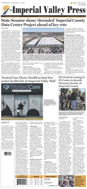 Cover of Imperial Valley Press