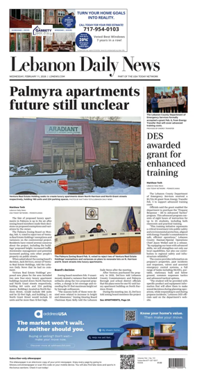 Cover of Lebanon Daily News