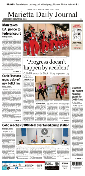 Cover of Marietta Daily Journal