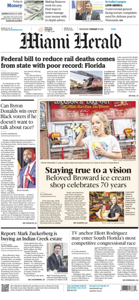 Cover of Miami Herald