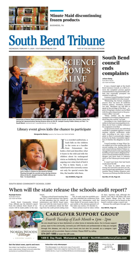 Cover of South Bend Tribune