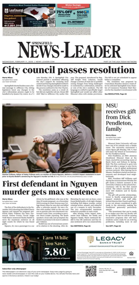 Cover of Springfield News-Leader