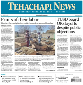 Cover of Tehachapi News