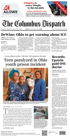 Cover of The Columbus Dispatch