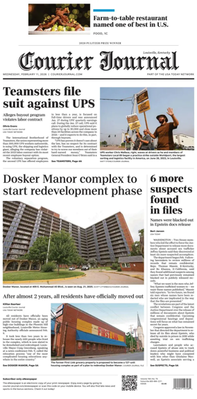 Cover of The Courier-Journal (Louisville)