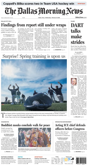 Cover of The Dallas Morning News