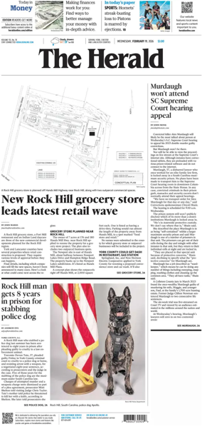 Cover of The Herald (Rock Hill)