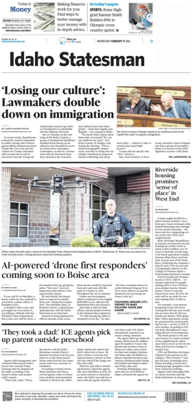 Cover of The Idaho Statesman