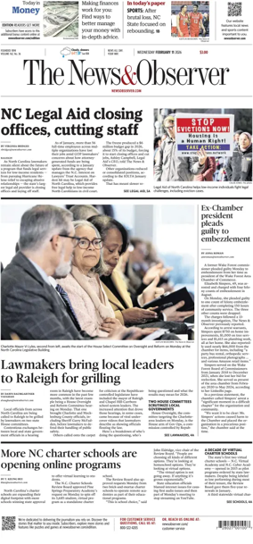 Cover of The News & Observer