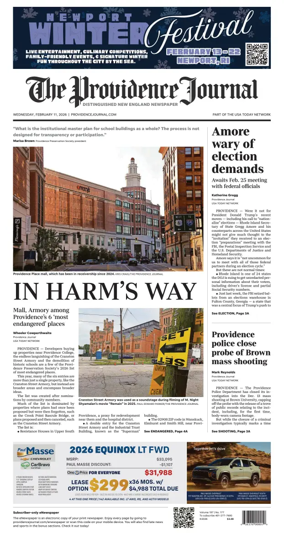 Cover of The Providence Journal