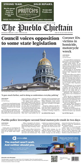 Cover of The Pueblo Chieftain