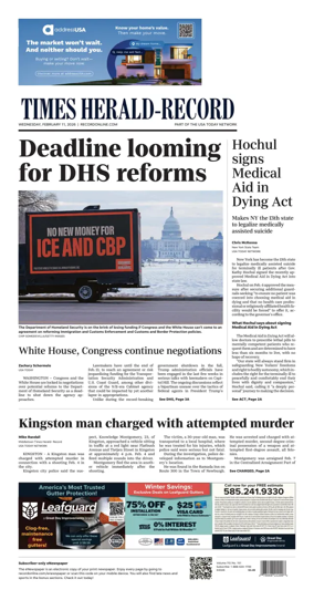 Cover of Times Herald-Record