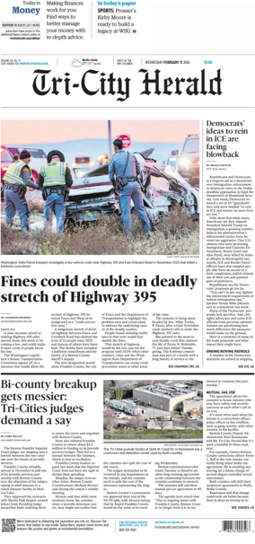 Cover of Tri-City Herald