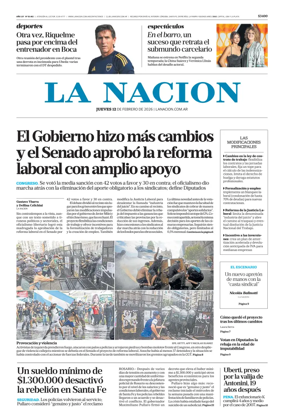 Cover of La Nacion