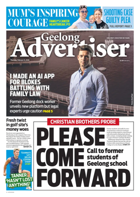 Cover of Geelong Advertiser