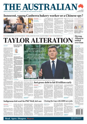 Cover of The Australian