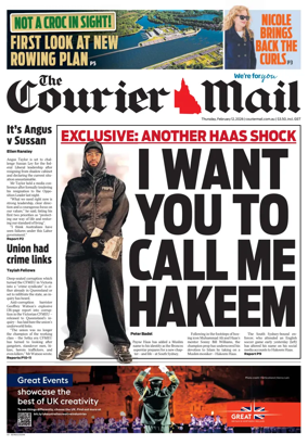 Cover of The Courier-Mail