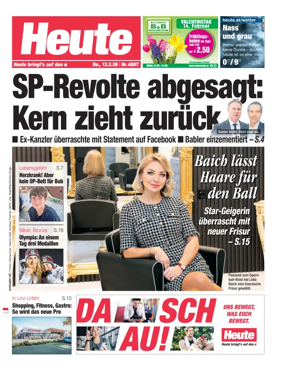 Cover of Heute - Oberosterreich Ausgabe