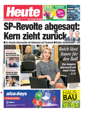 Cover of Heute - Wien Ausgabe