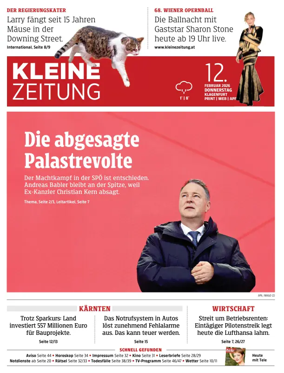 Cover of Kleine Zeitung Kaernten