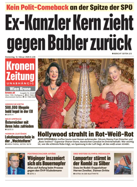 Cover of Kronen Zeitung