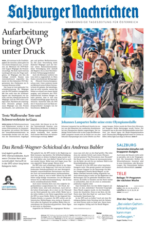 Cover of Salzburger Nachrichten