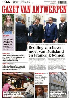 Cover of Gazet van Antwerpen Stad en Rand