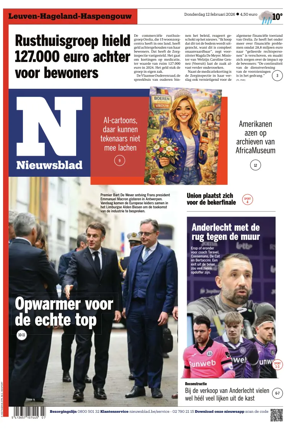 Cover of Het Nieuwsblad