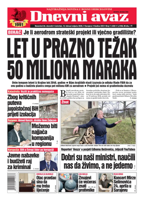 Cover of Dnevni avaz