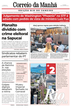 Cover of Jornal Correio da Manha